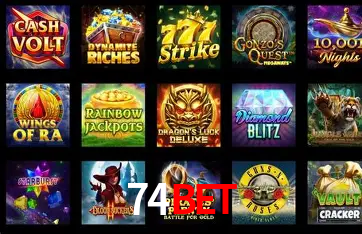 Cassino ao vivo da 74bet com dealers reais